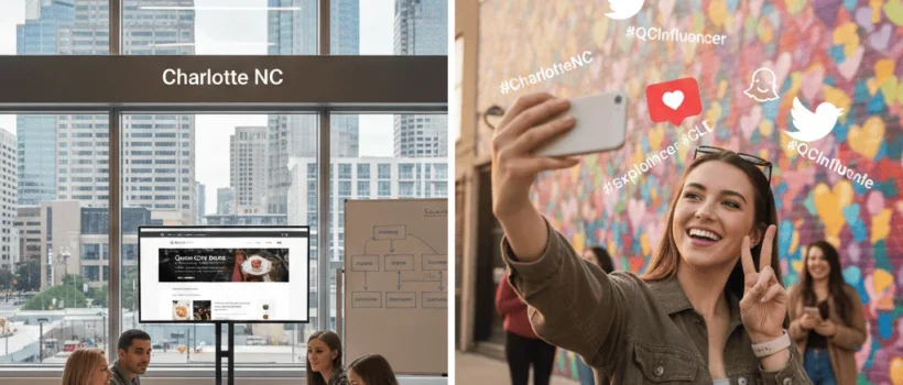 website vs social media Charlotte NC